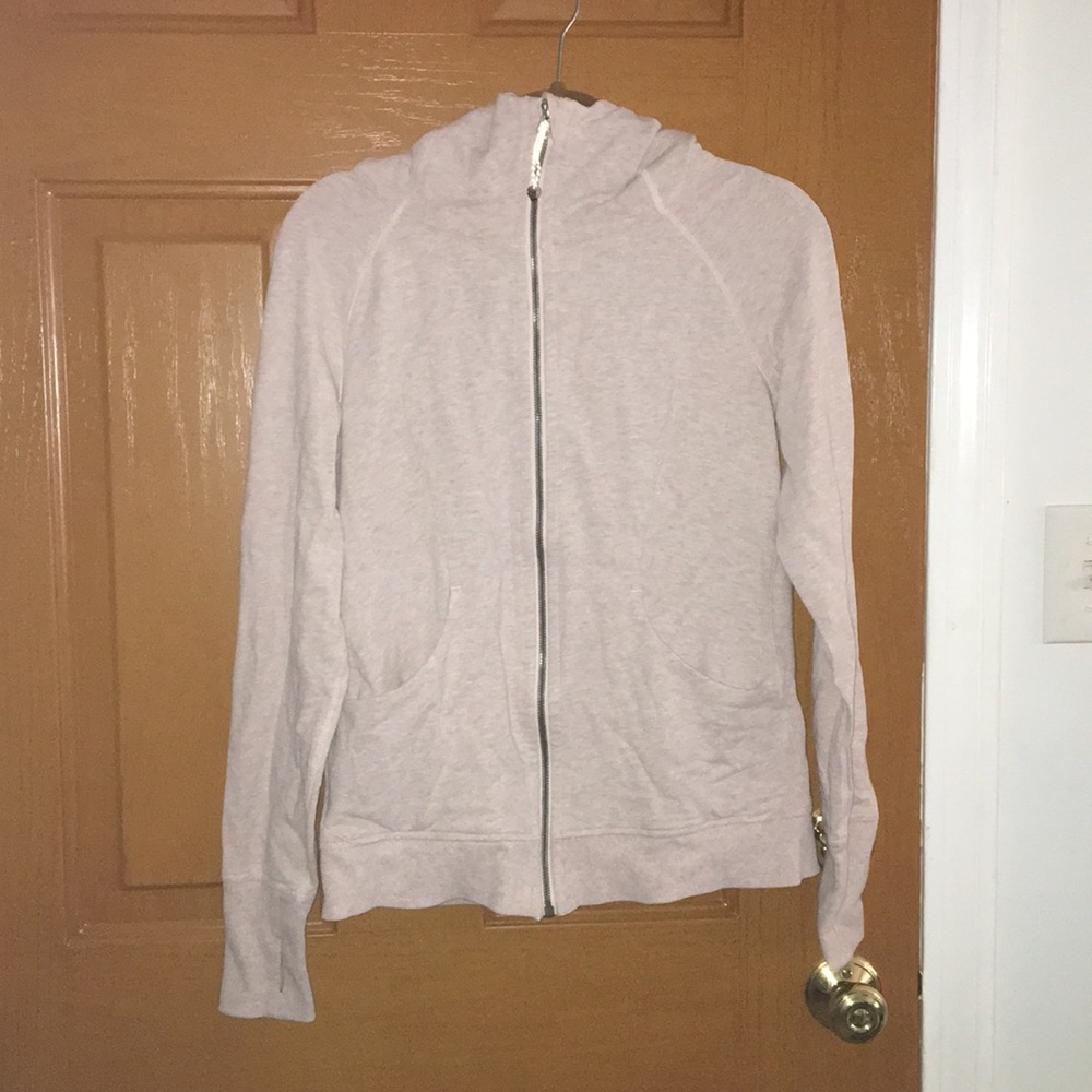 Lululemon light pink scuba jacket